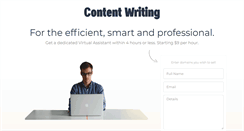 Desktop Screenshot of contentwriting.com